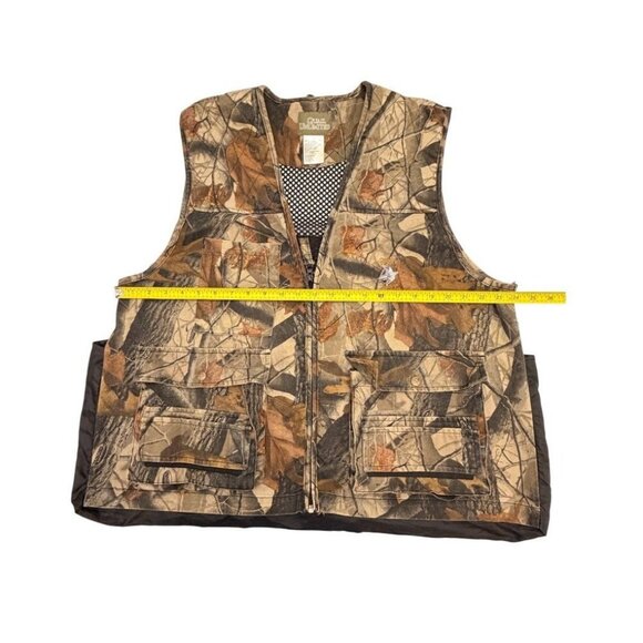 Vintage Camouflage Hunting Vest Mens Large Realtree Unlined - Picture 6 of 7